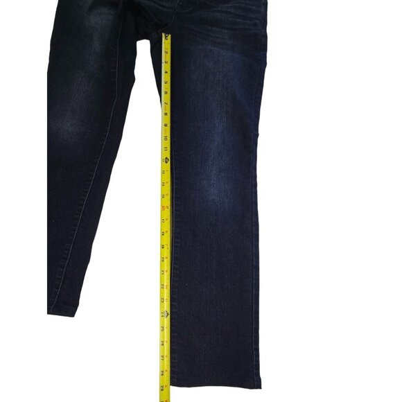 Jennifer Lopez Women's Straight Leg Jeans Size 6 Dark Wash Denim Low Rise - Picture 8 of 10
